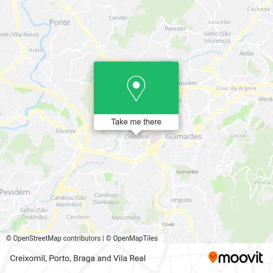 Creixomil map