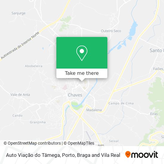 Auto Viação do Tâmega map