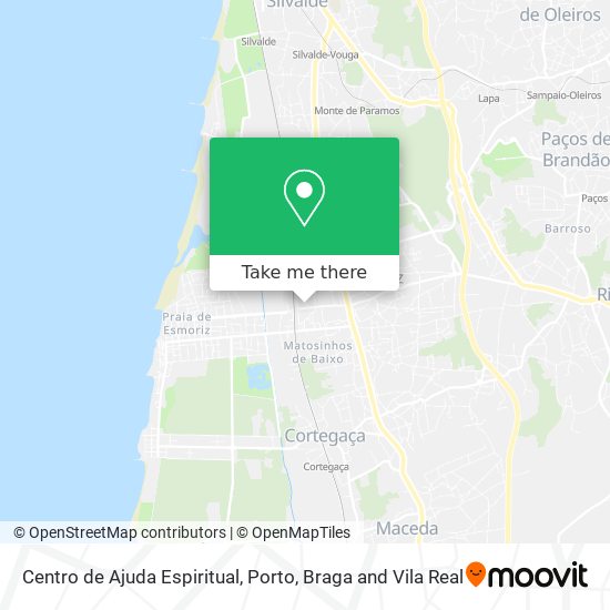 Centro de Ajuda Espiritual mapa