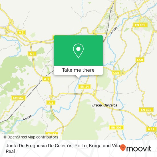 Junta De Freguesia De Celeirós map