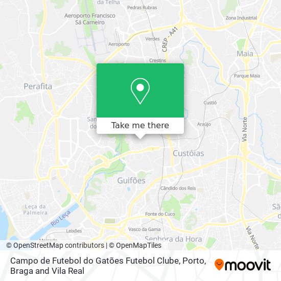 Campo de Futebol do Gatões Futebol Clube map