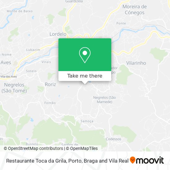 Restaurante Toca da Grila map