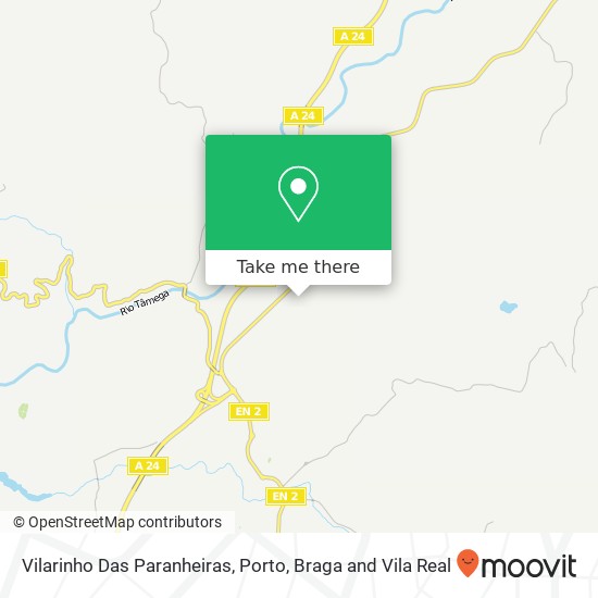 Vilarinho Das Paranheiras map