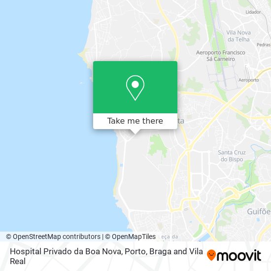Hospital Privado da Boa Nova map