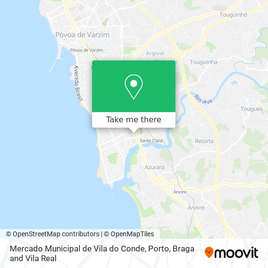 Mercado Municipal de Vila do Conde map