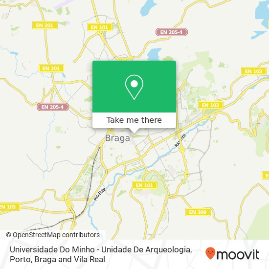 Universidade Do Minho - Unidade De Arqueologia map