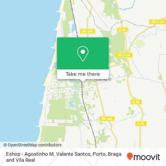 Eshop - Agostinho M. Valente Santos map