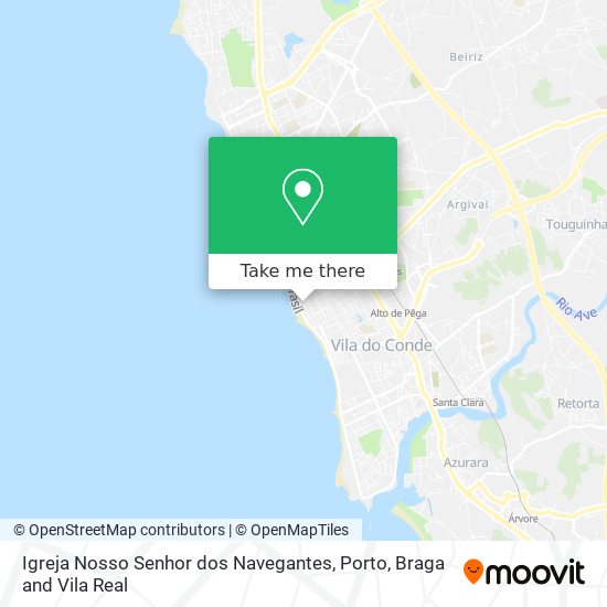 Igreja Nosso Senhor dos Navegantes mapa