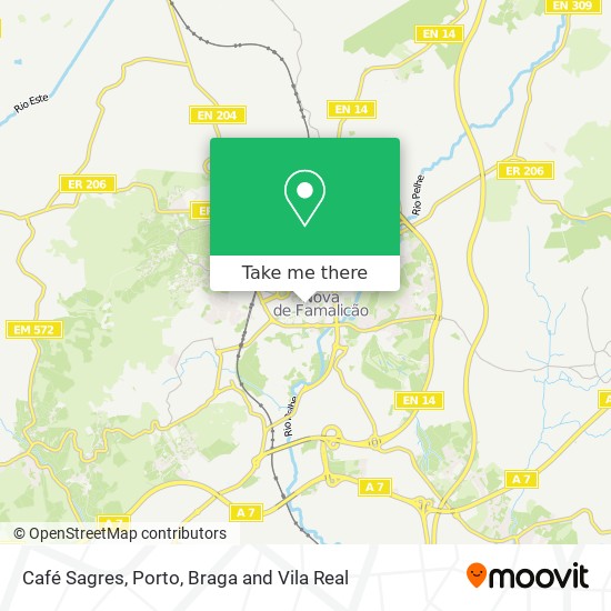Café Sagres map