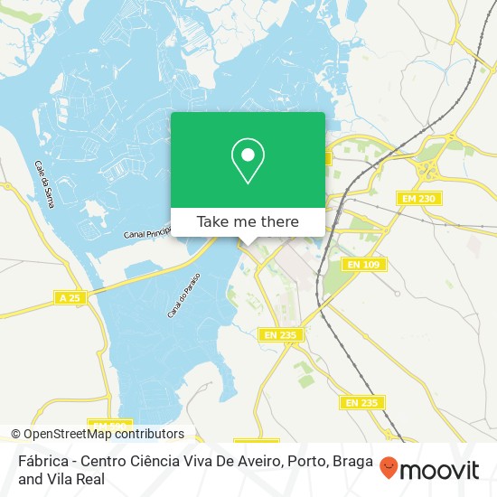 Fábrica - Centro Ciência Viva De Aveiro map