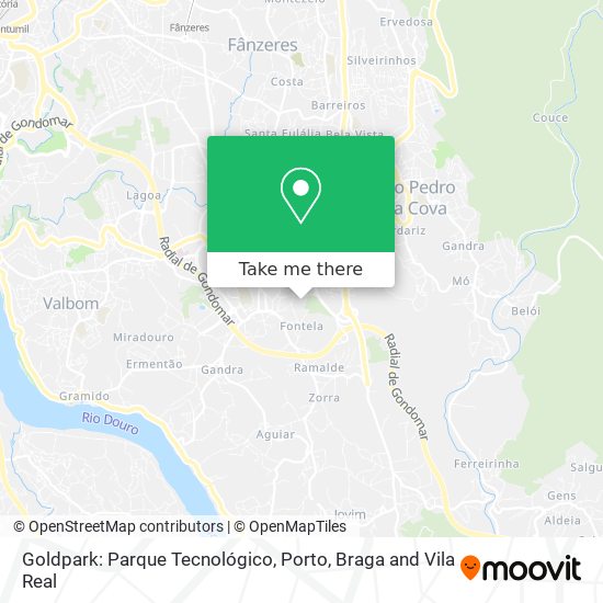 Goldpark: Parque Tecnológico map