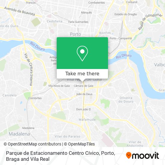 Parque de Estacionamento Centro Cívico map