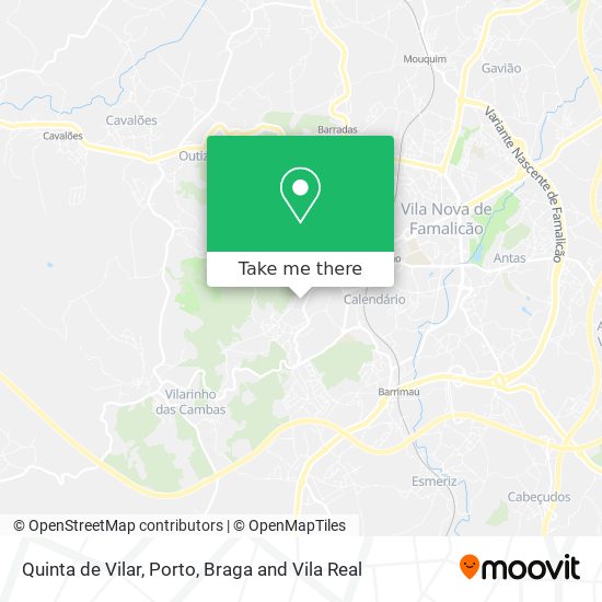 Quinta de Vilar map