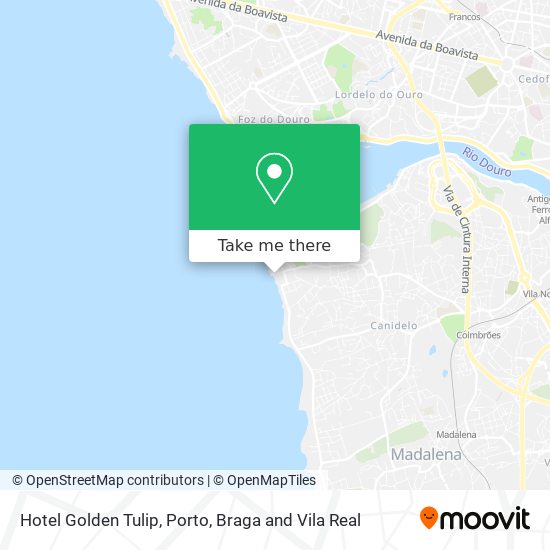 Hotel Golden Tulip map