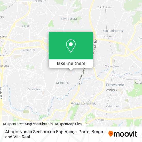 Abrigo Nossa Senhora da Esperança map