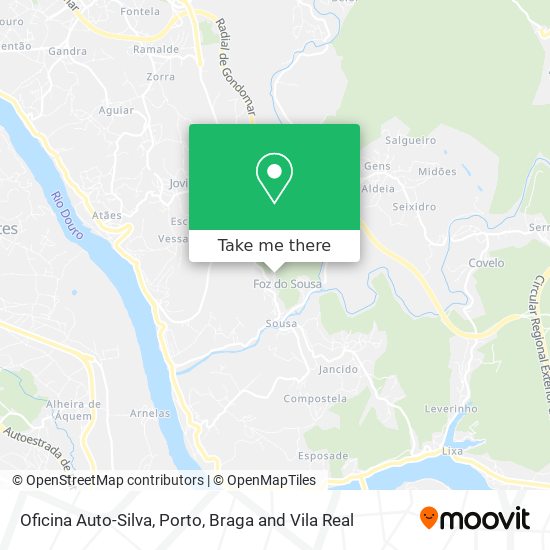 Oficina Auto-Silva map