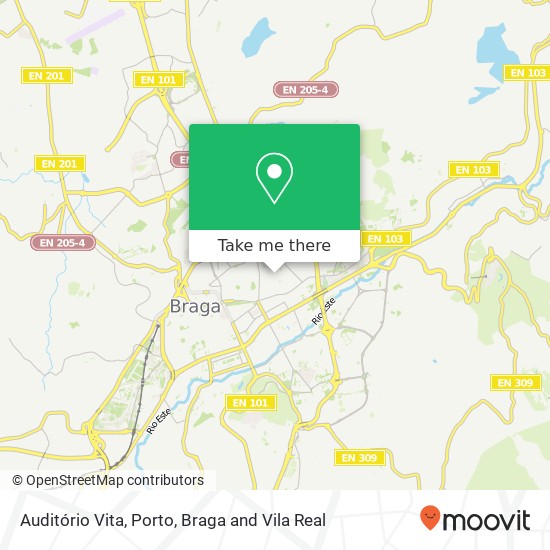 Auditório Vita map