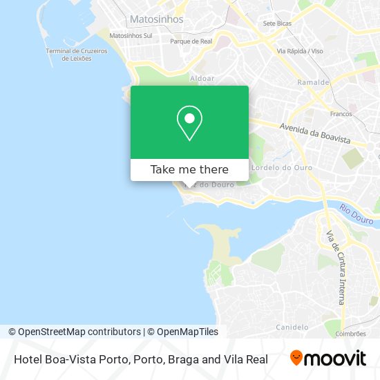 Hotel Boa-Vista Porto map