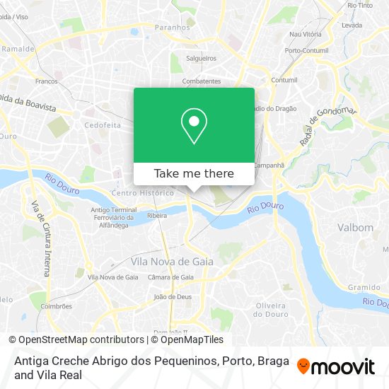 Antiga Creche Abrigo dos Pequeninos map