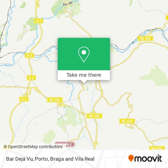 Bar Dejá Vu map