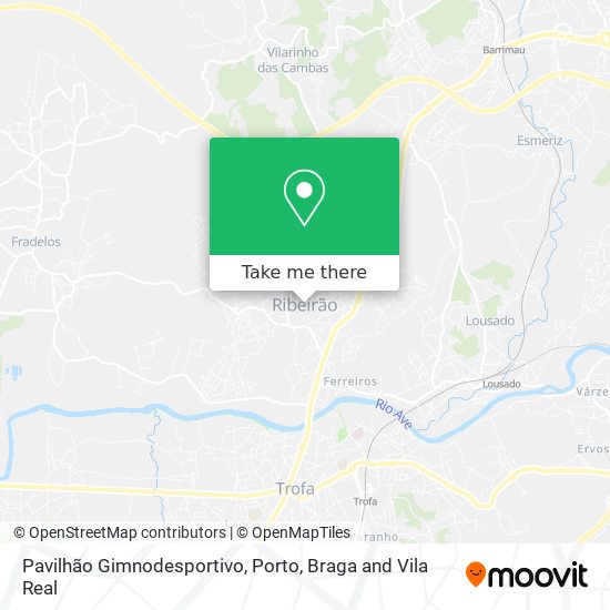 Pavilhão Gimnodesportivo mapa