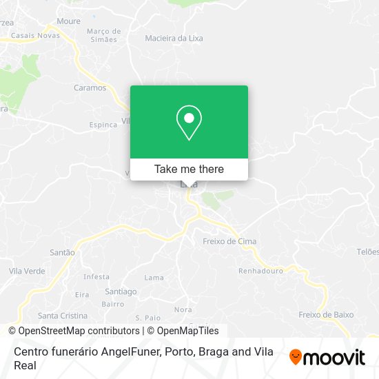 Centro funerário AngelFuner map