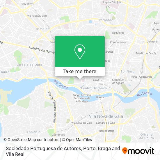 Sociedade Portuguesa de Autores map