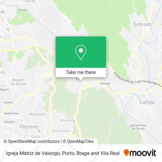 Igreja Matriz de Valongo map