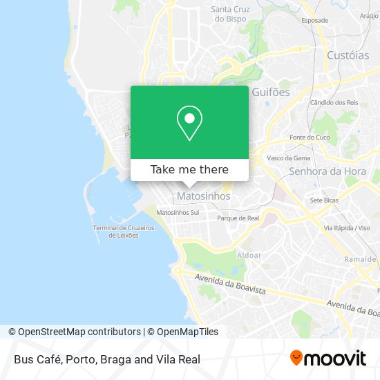 Bus Café map