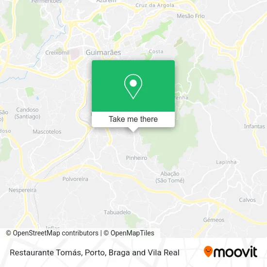 Restaurante Tomás map