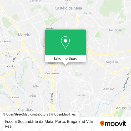 Escola Secundária da Maia map
