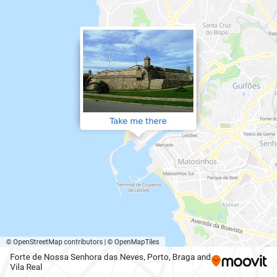 Forte de Nossa Senhora das Neves map