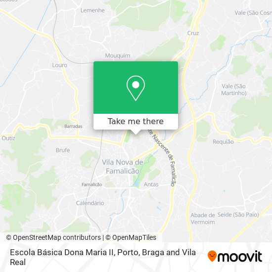 Escola Básica Dona Maria II map