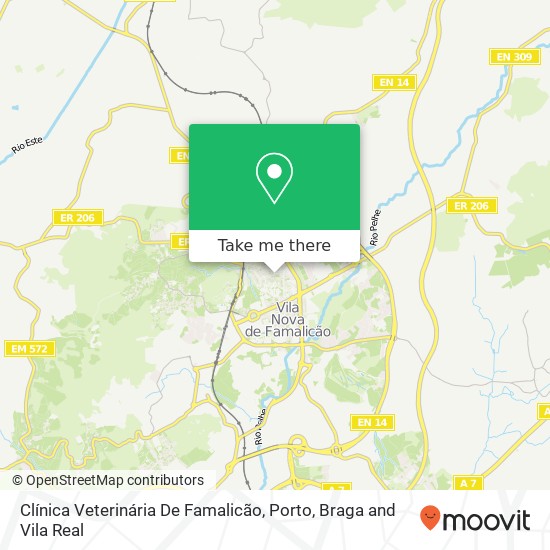 Clínica Veterinária De Famalicão map