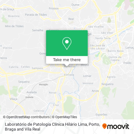 Laboratório de Patologia Clínica Hilário Lima map