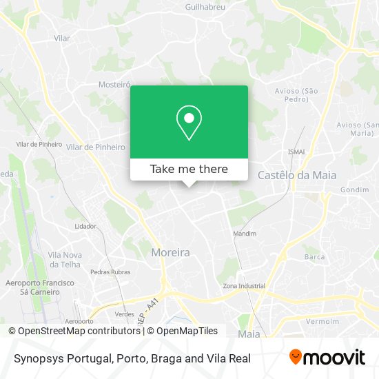 Synopsys Portugal map