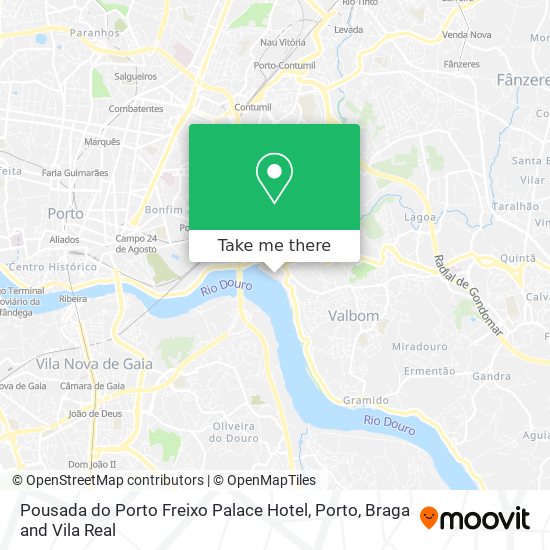 Pousada do Porto Freixo Palace Hotel map