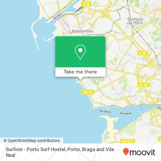 Surfivor - Porto Surf Hostel map