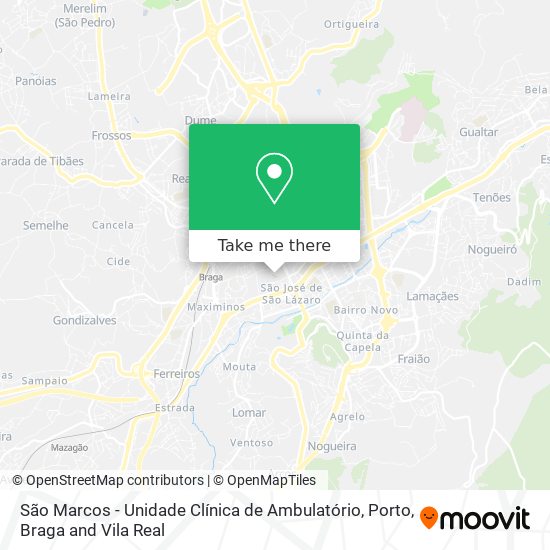 São Marcos - Unidade Clínica de Ambulatório map