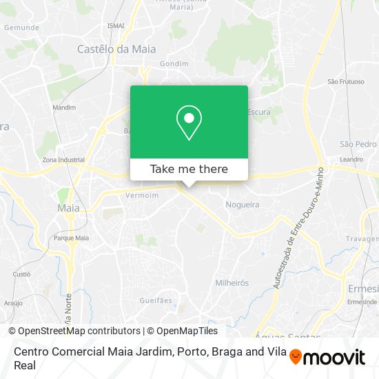 Centro Comercial Maia Jardim map