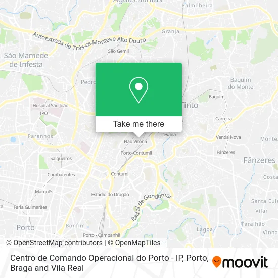 Centro de Comando Operacional do Porto - IP map
