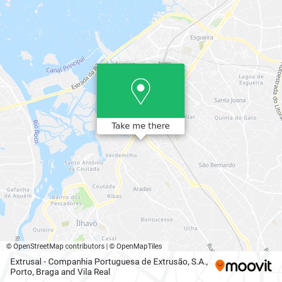 Extrusal - Companhia Portuguesa de Extrusão, S.A. map