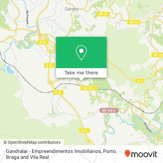 Gandralar - Empreendimentos Imobiliários map