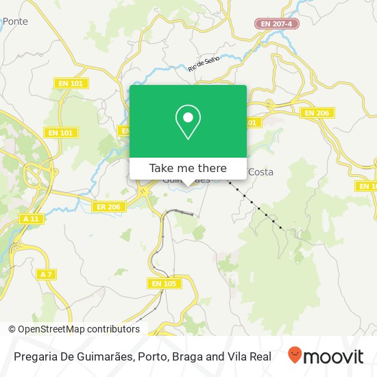 Pregaria De Guimarães map