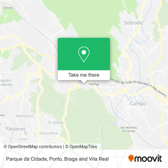 Parque da Cidade map