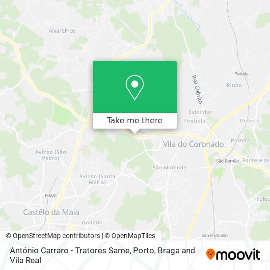 António Carraro - Tratores Same map