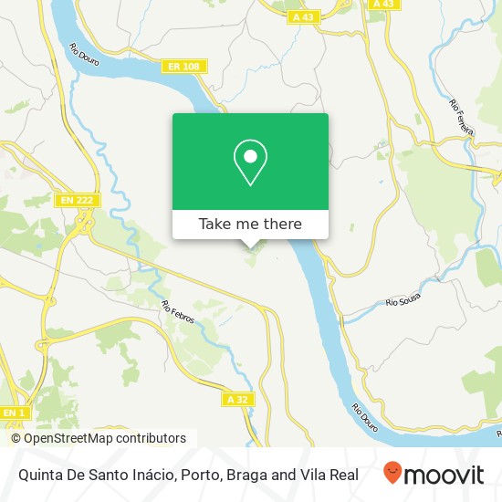 Quinta De Santo Inácio map