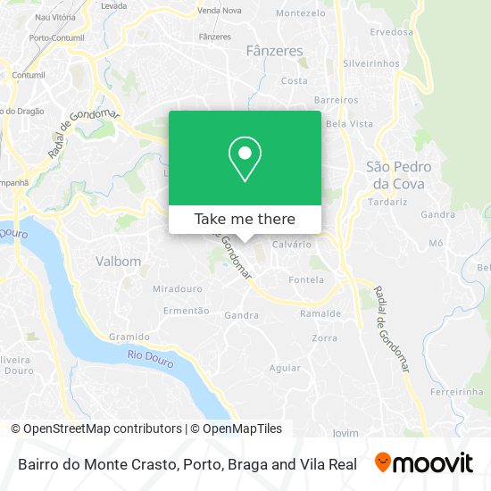 Bairro do Monte Crasto map