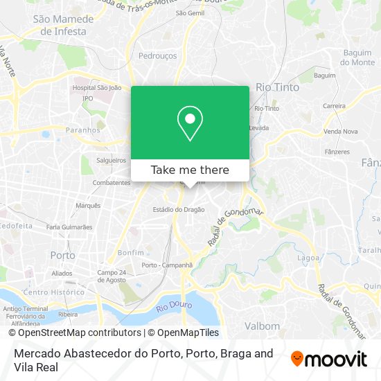 Mercado Abastecedor do Porto map