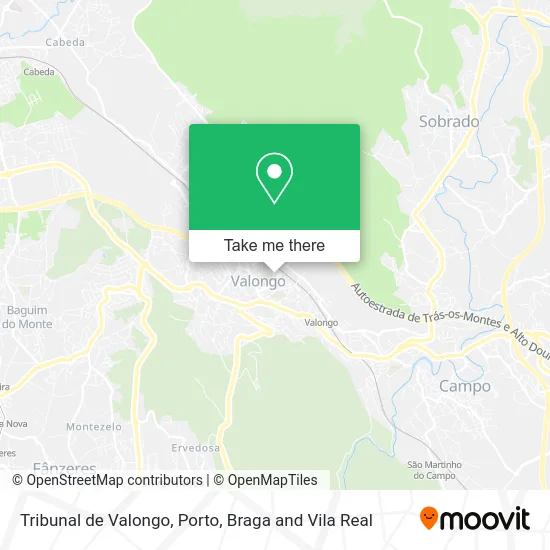 Tribunal de Valongo map